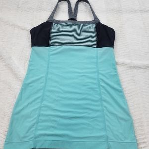 MPG racerback sport tank with shelf bra